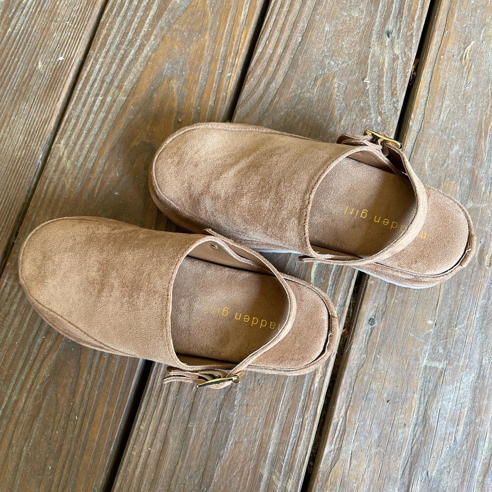 Madden Girl Brown Slippers Cozy Slip-On Design
